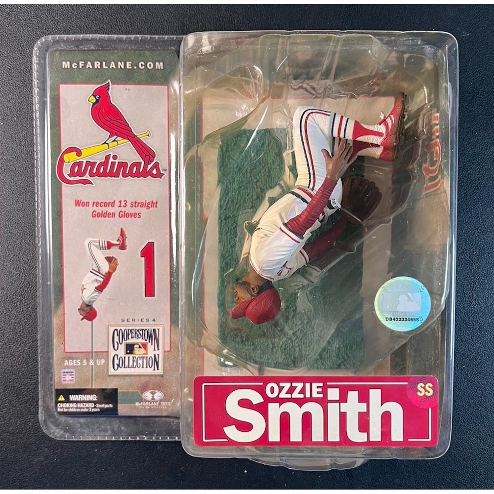 McFarlane Ozzie Smith Cardinals Figure Cooperstown Collection Series 4 J1